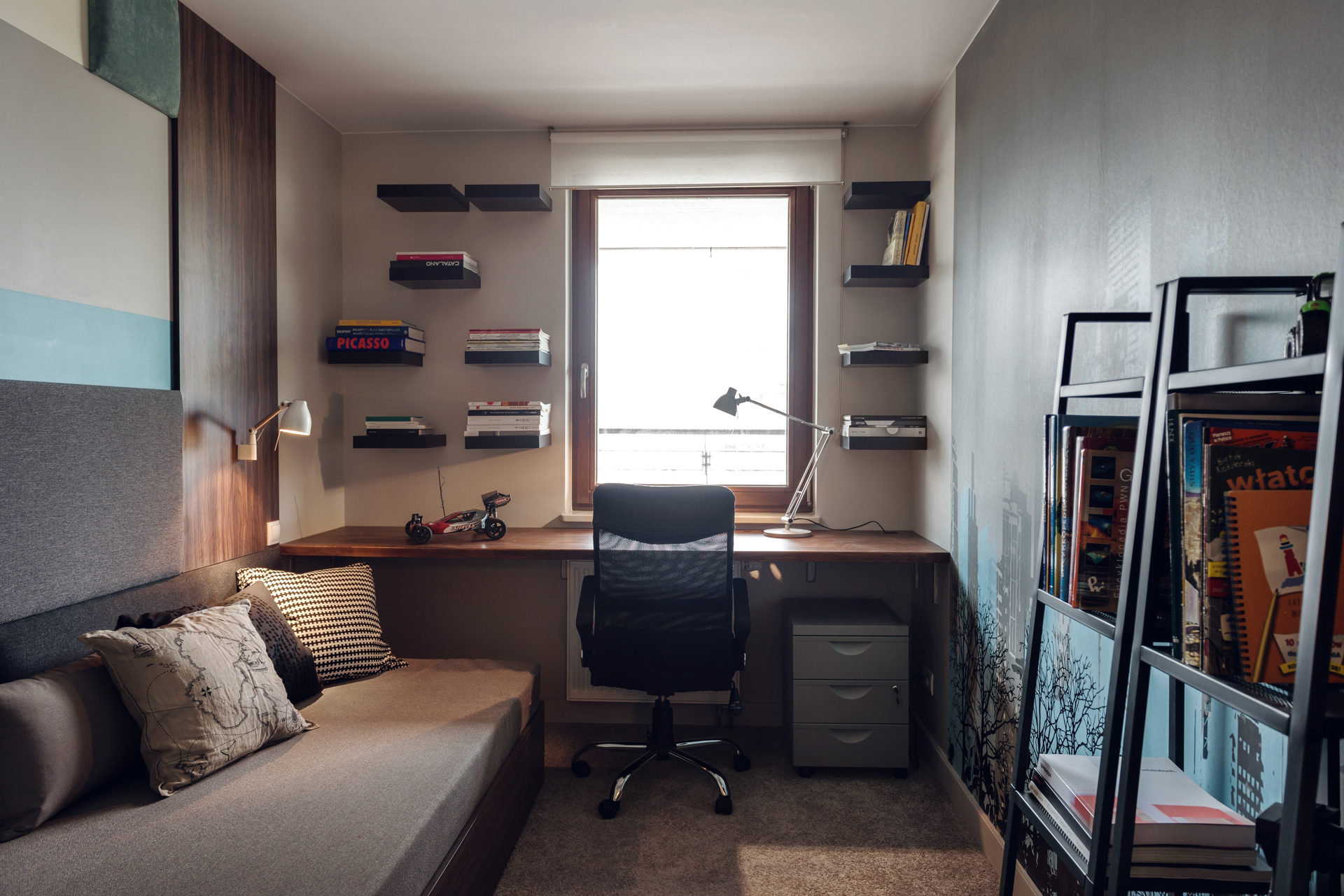 12 półki ikea lack blat łóżko fototapeta